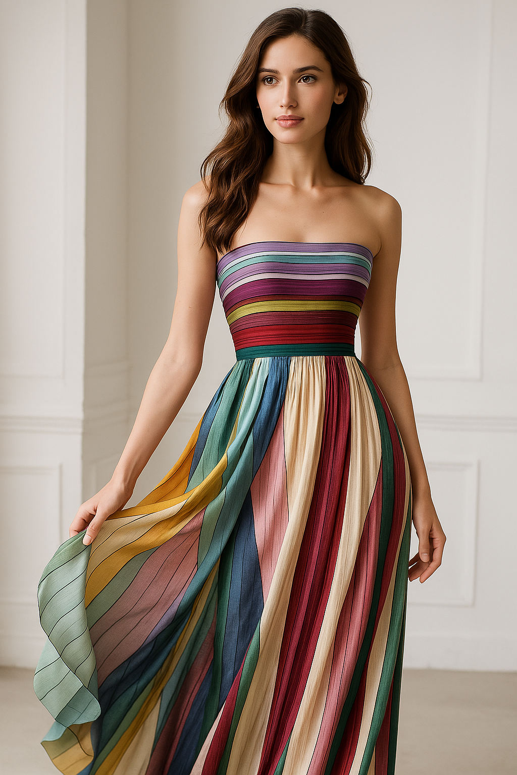 Asia™ | Robe longue décontractée haut de gamme