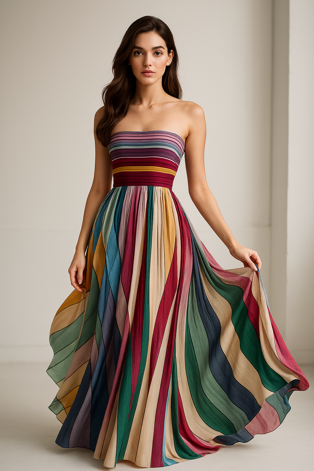 Asia™ | Robe longue décontractée haut de gamme