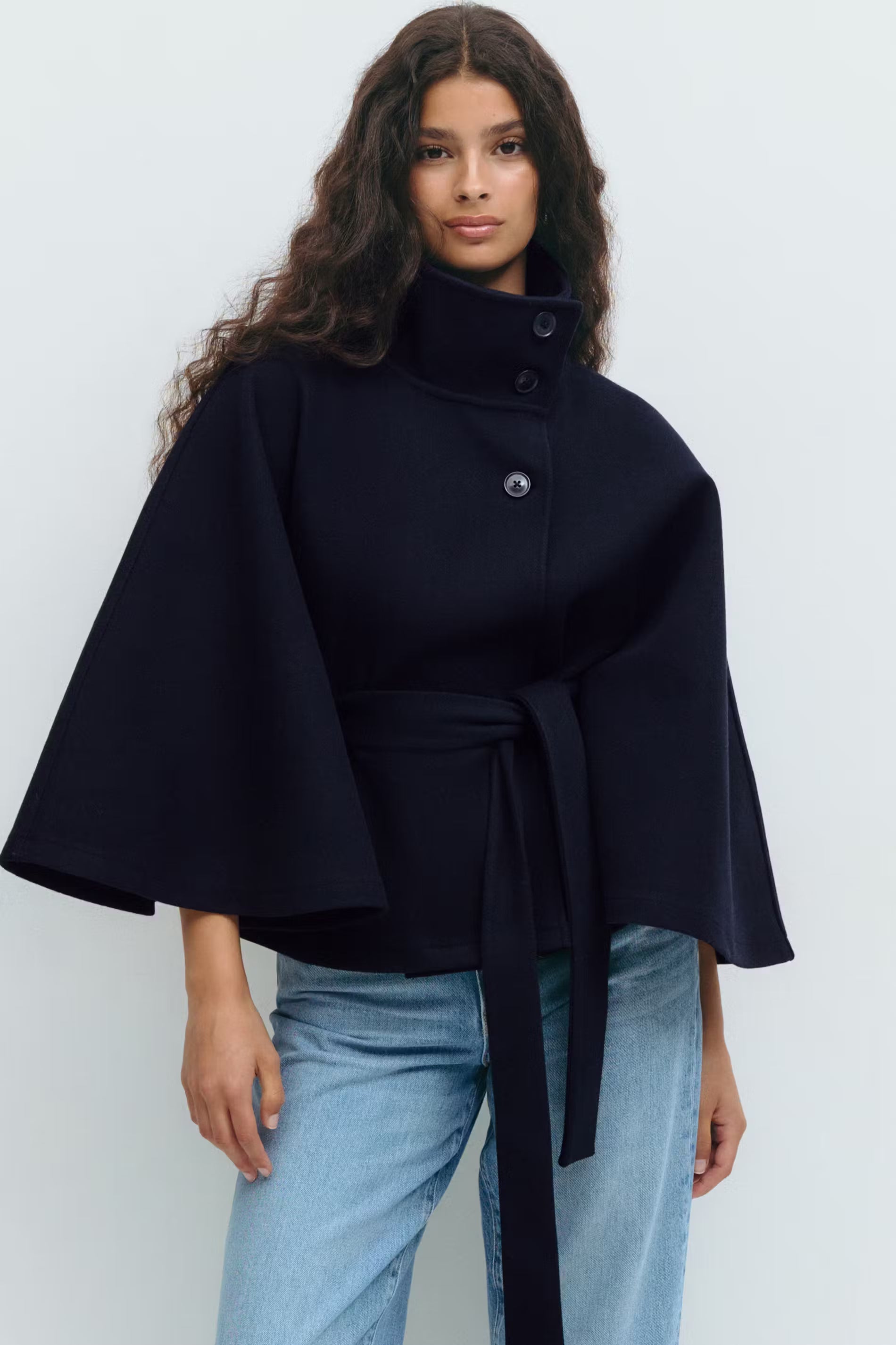 Madeleine™| Belt Cape Jacket