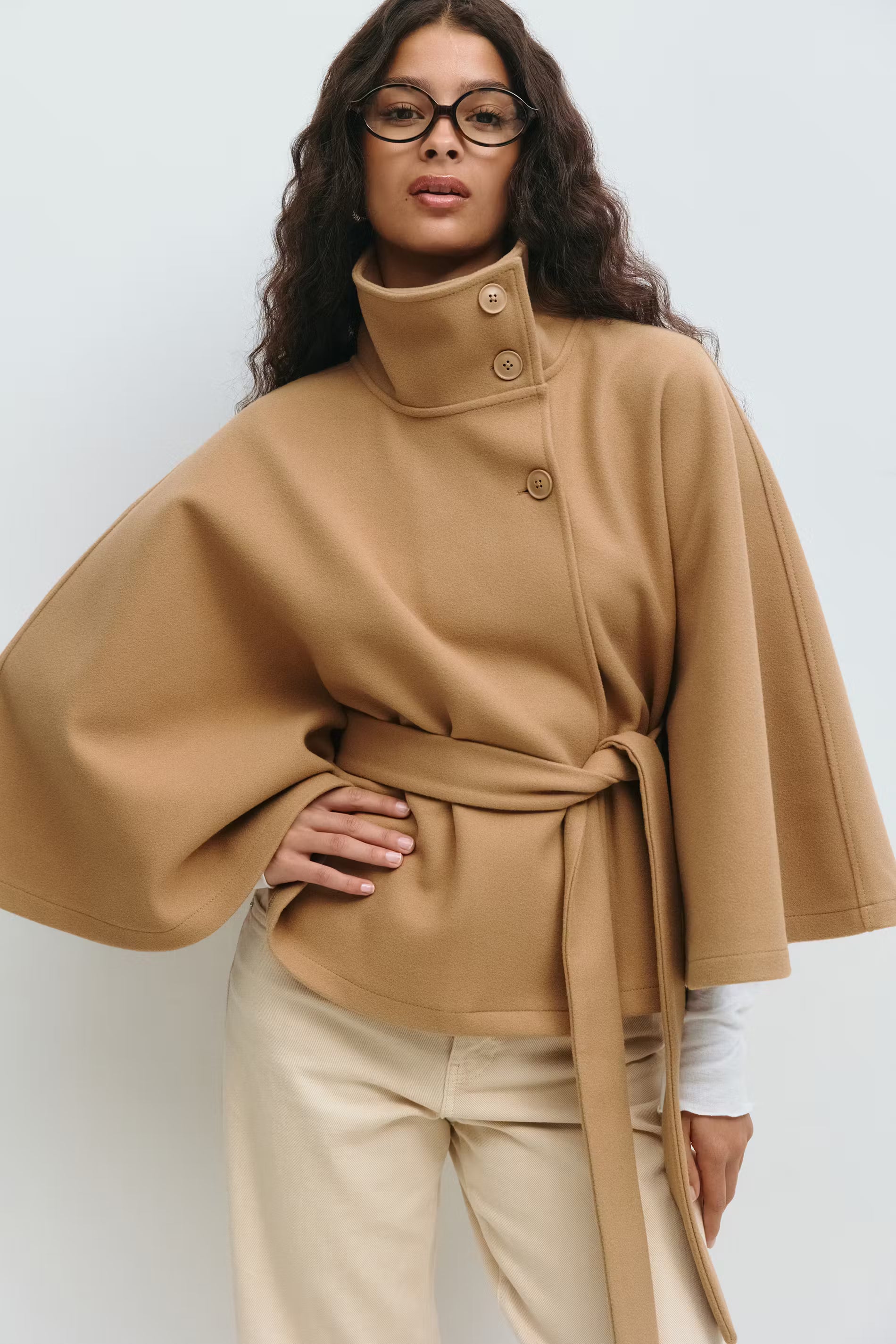 Madeleine™| Belt Cape Jacket