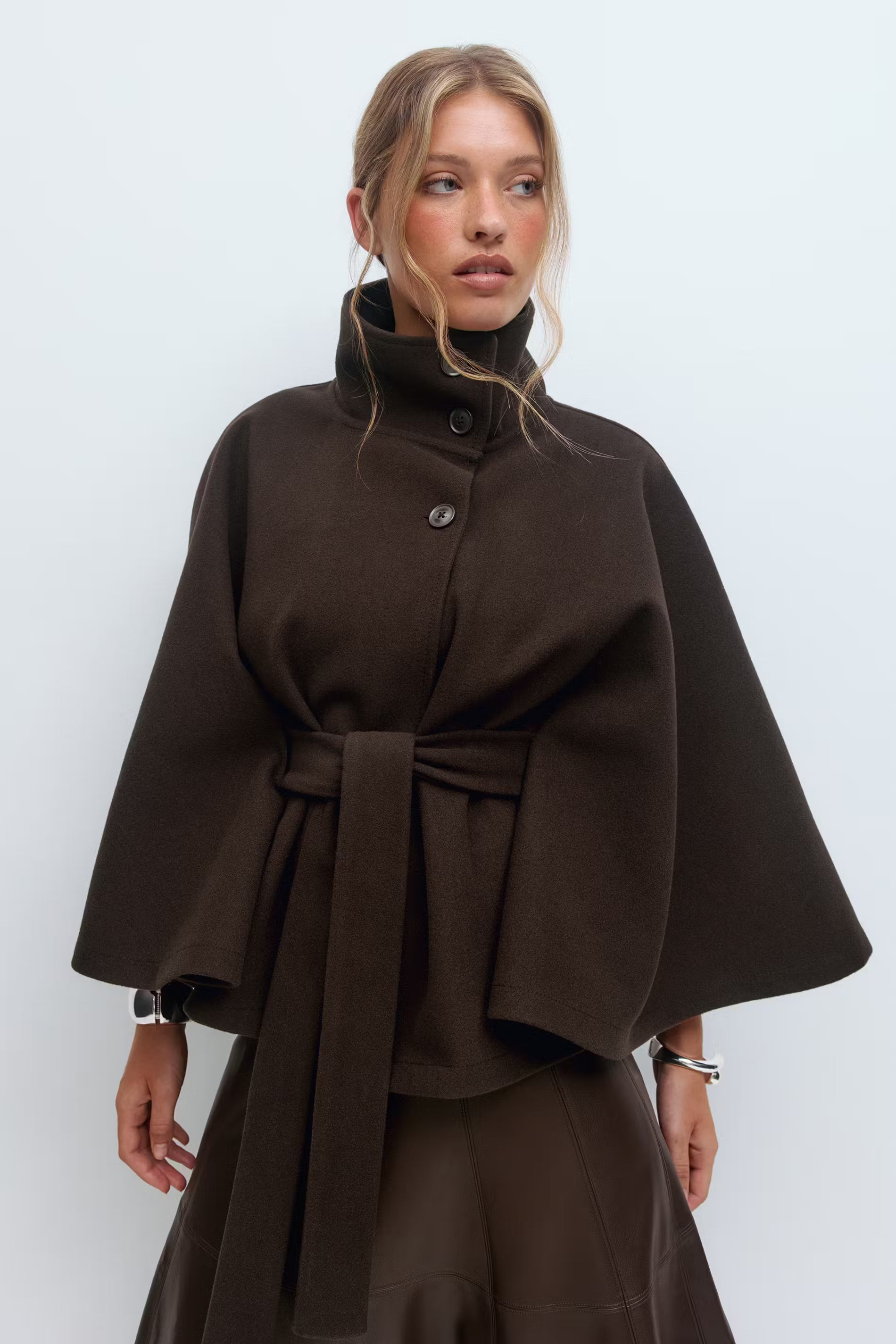 Madeleine™| Belt Cape Jacket