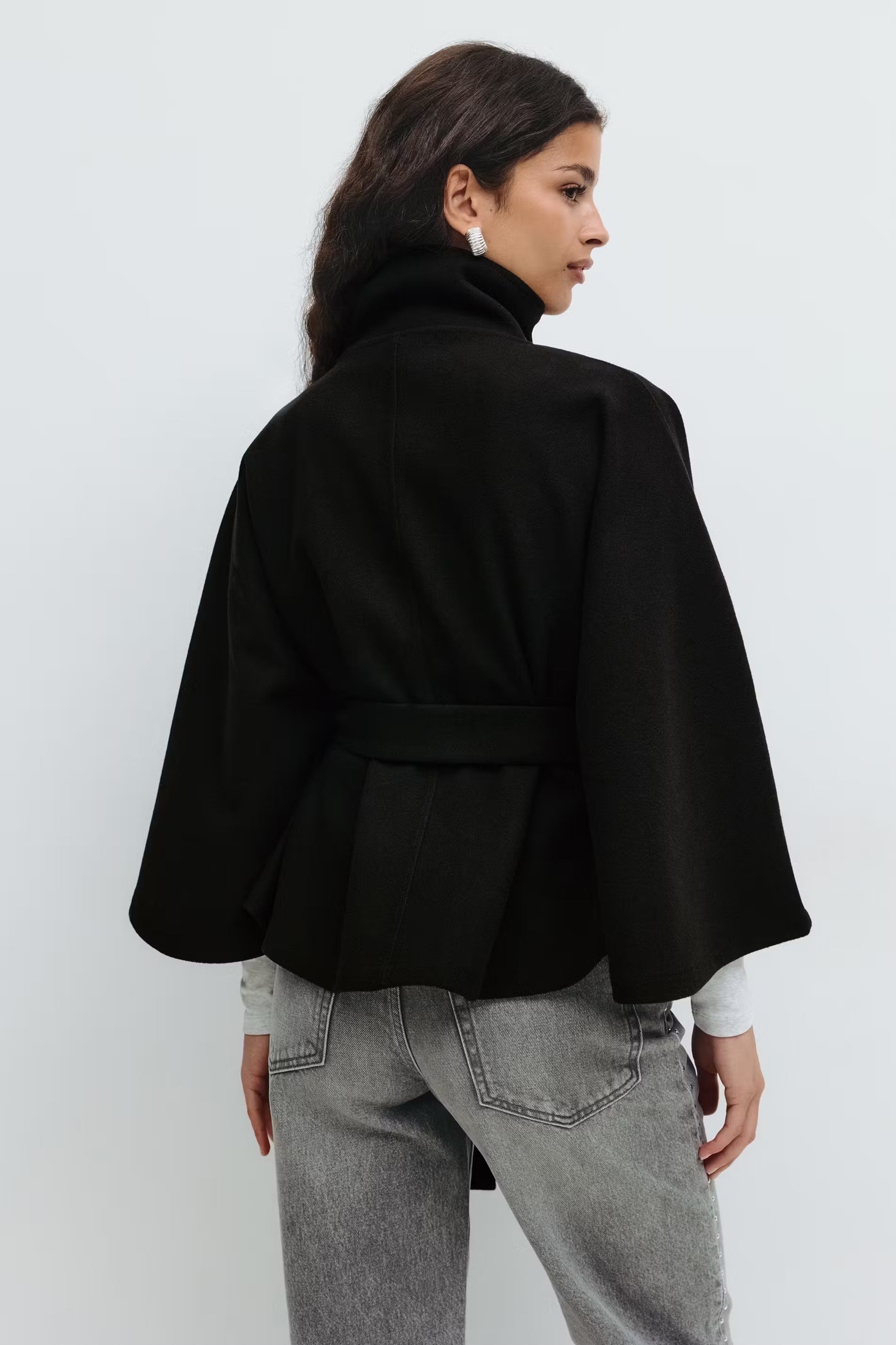 Madeleine™| Belt Cape Jacket