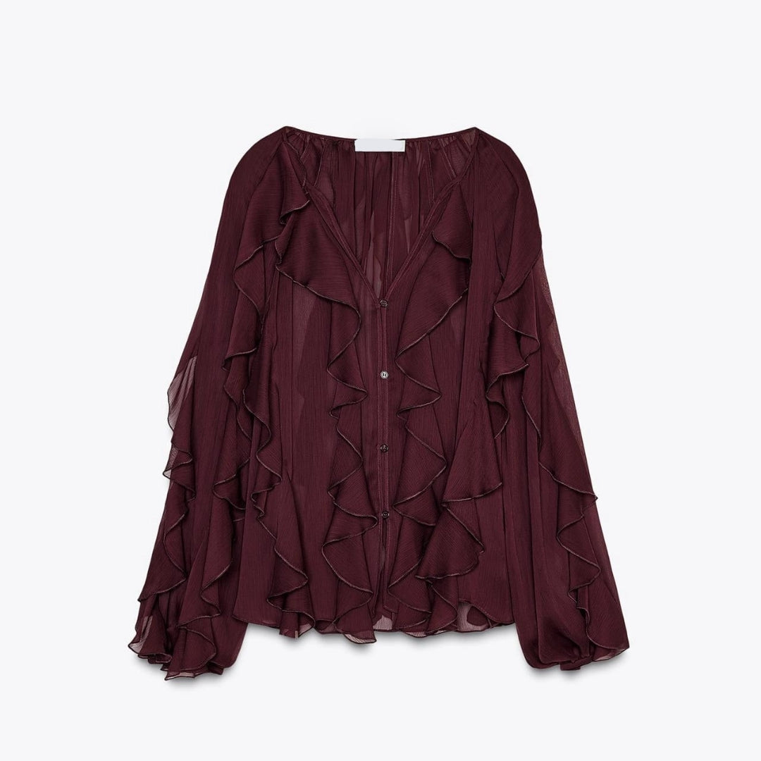 Emily™ | Ruffle Blouse