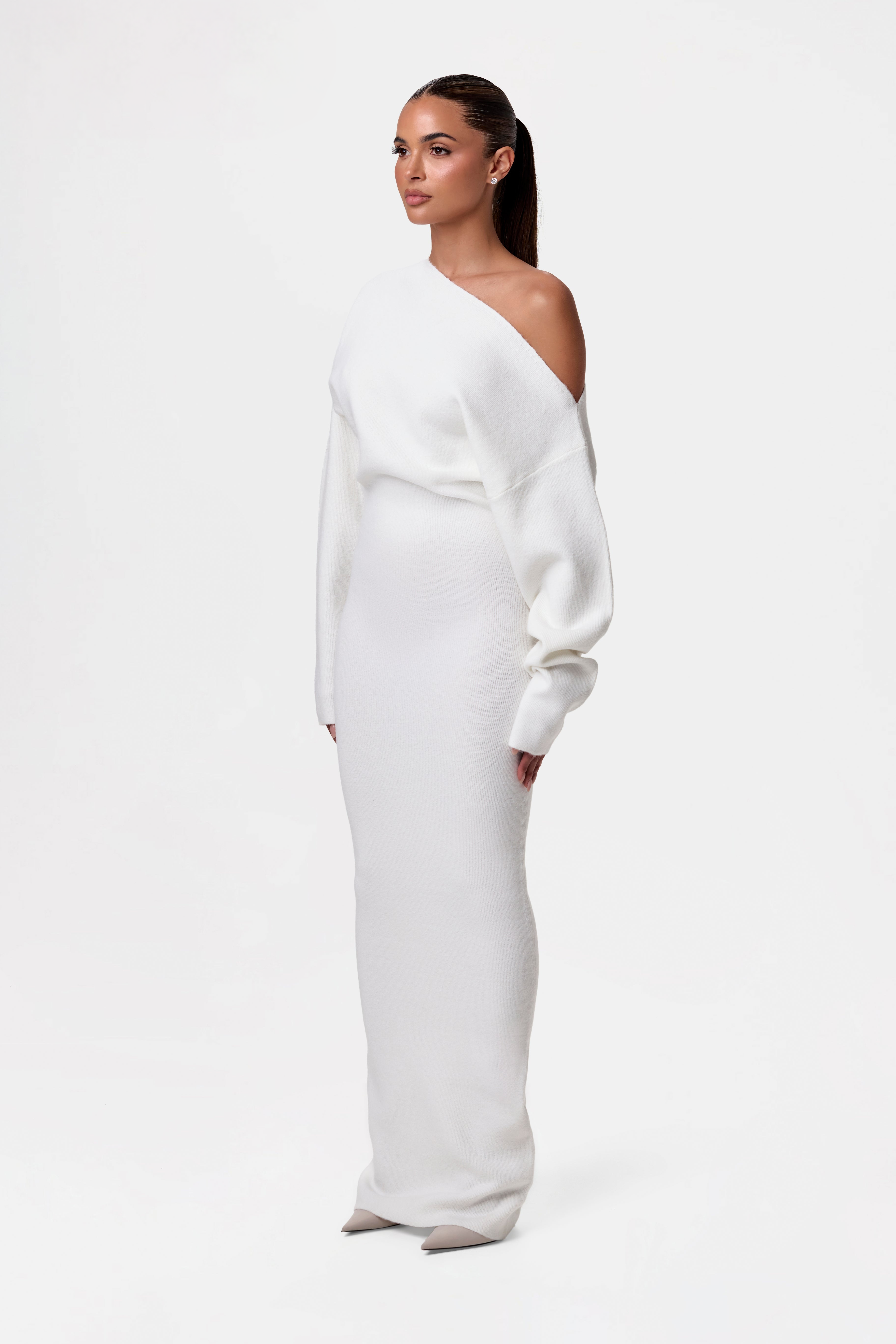 Luna™ - Off Shoulder Sweater Dress