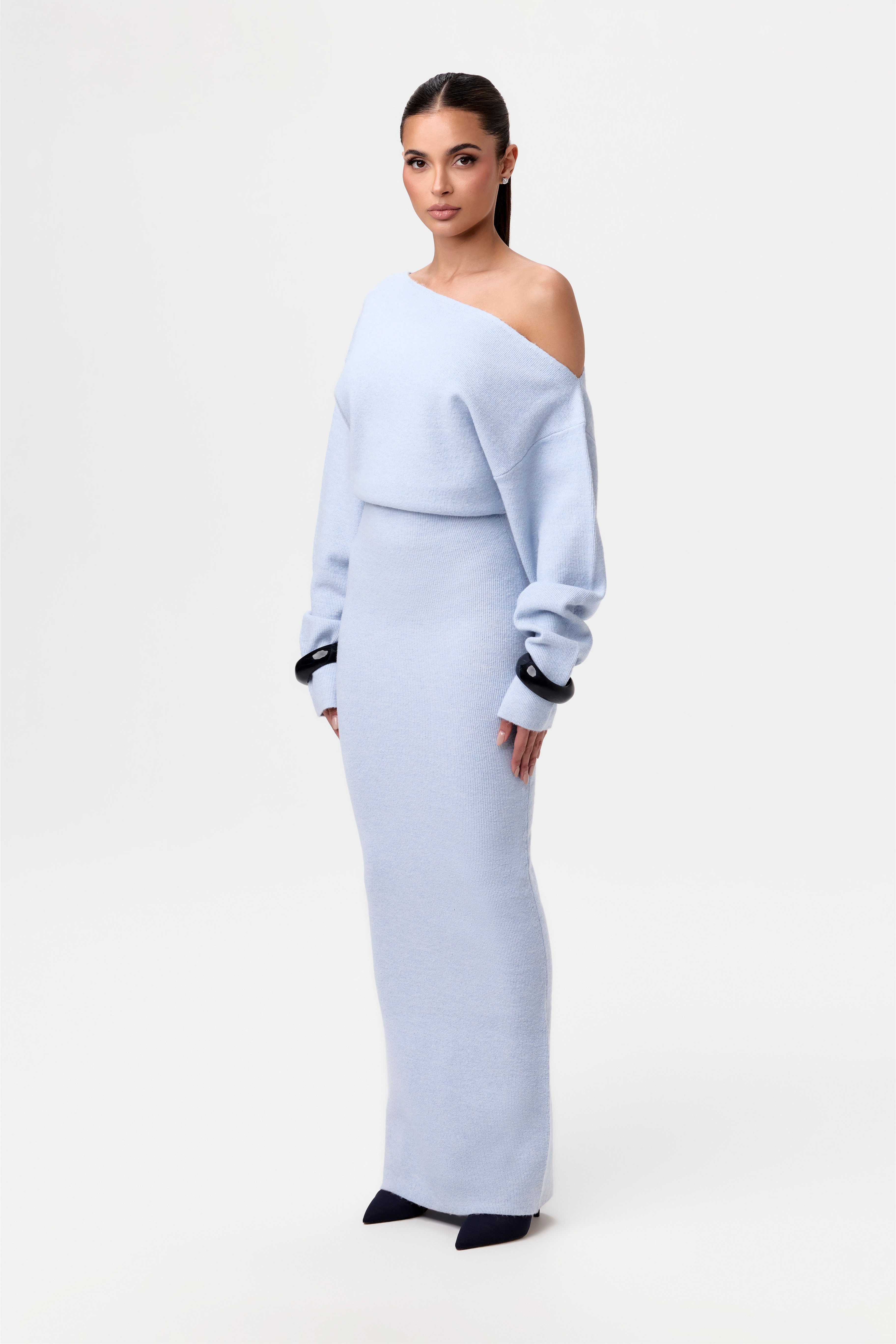 Luna™ - Off Shoulder Sweater Dress