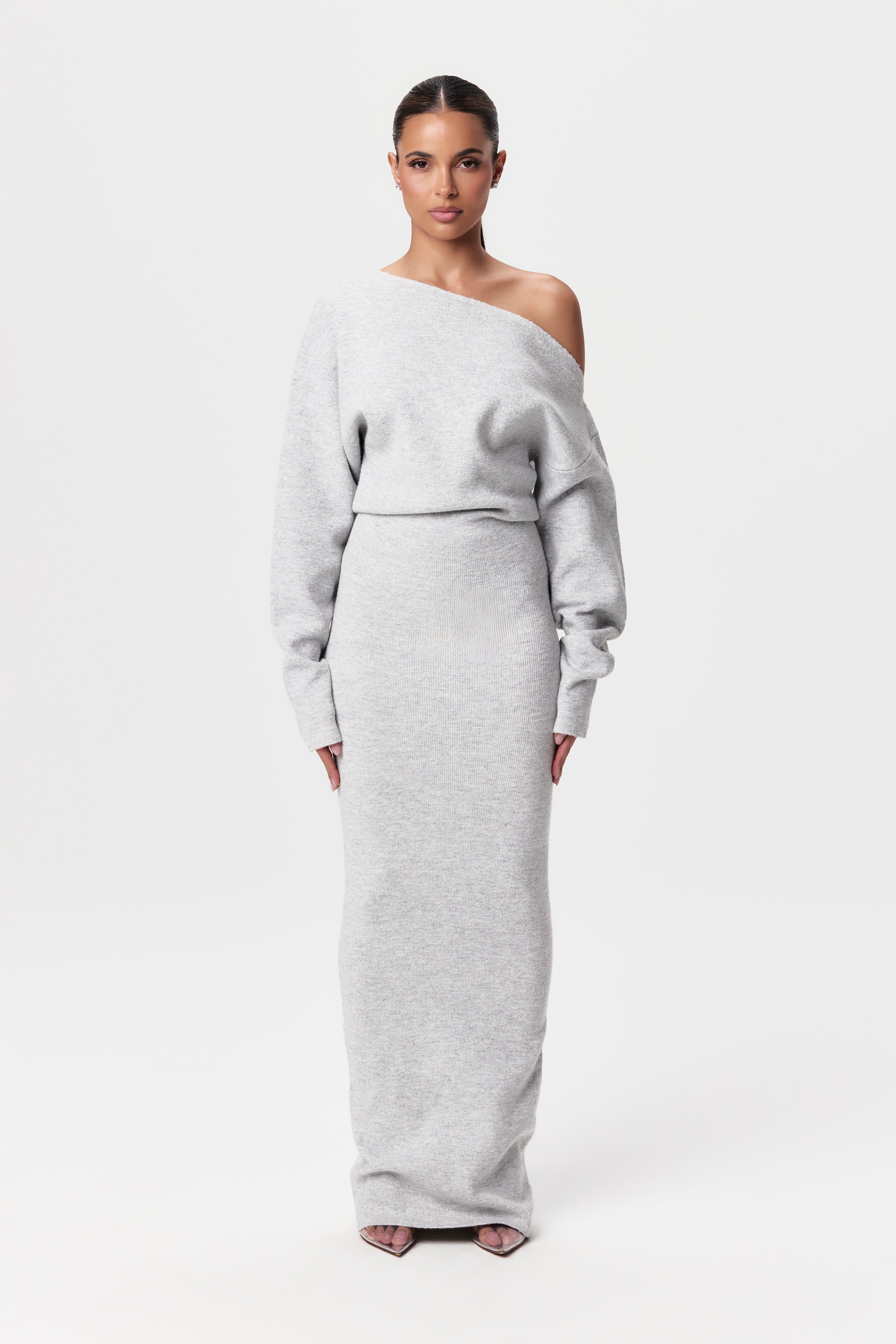 Luna™ - Off Shoulder Sweater Dress