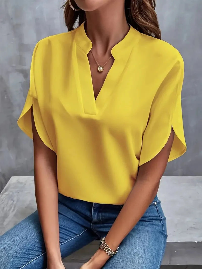 Deborah™ | Soft and Refined V-Neck Shirt
