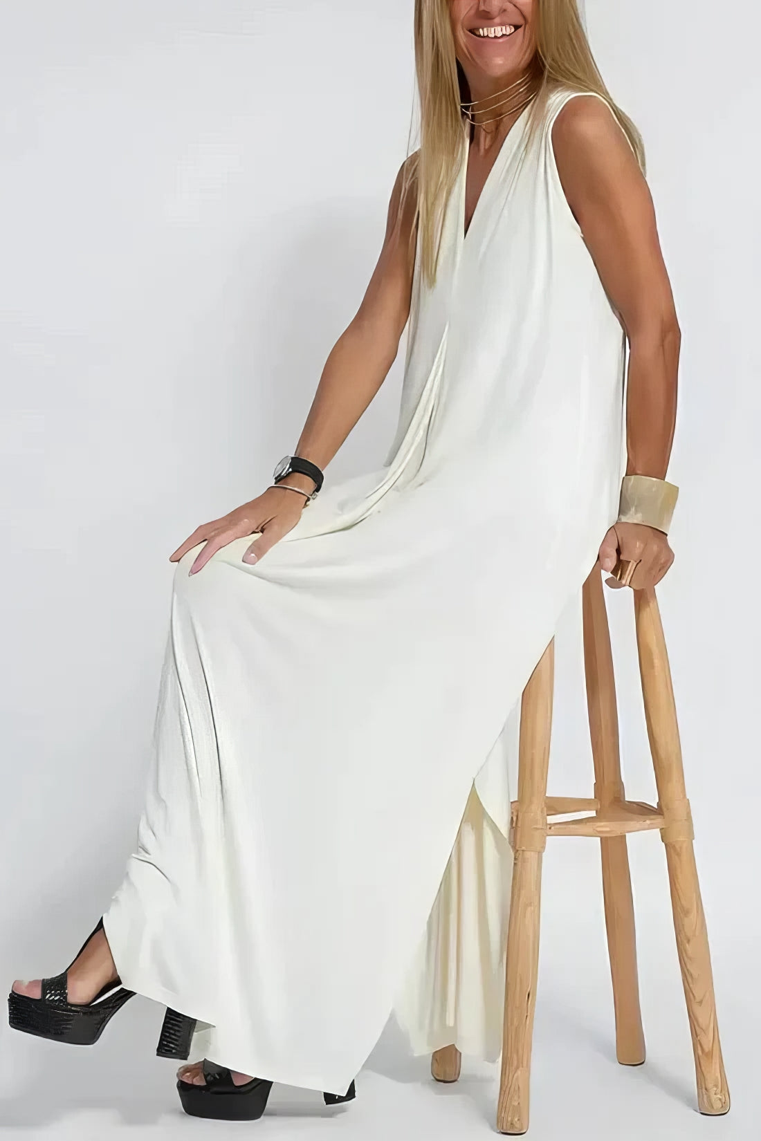 Madison™ | Elegant long dress + matching cardigan FREE GIFT