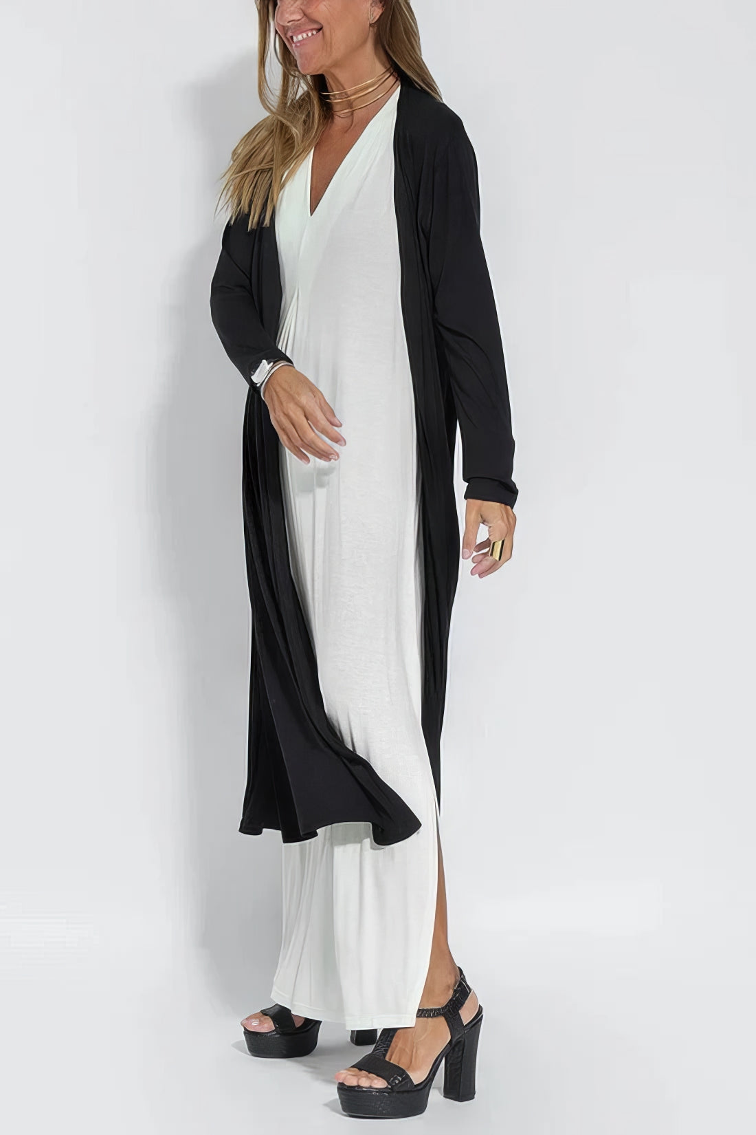 Madison™ | Elegant long dress + matching cardigan FREE GIFT