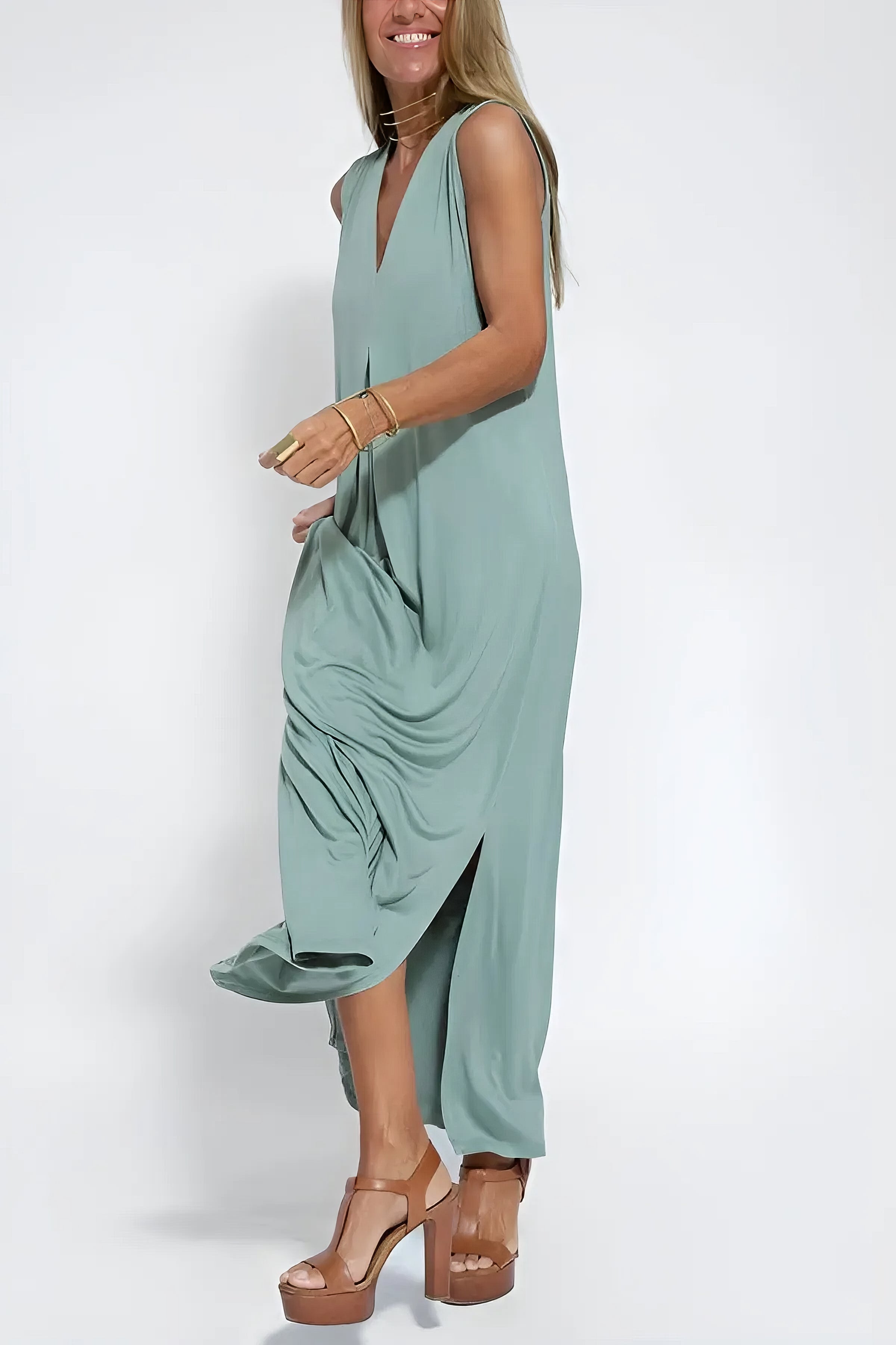 Madison™ | Elegant long dress + matching cardigan FREE GIFT