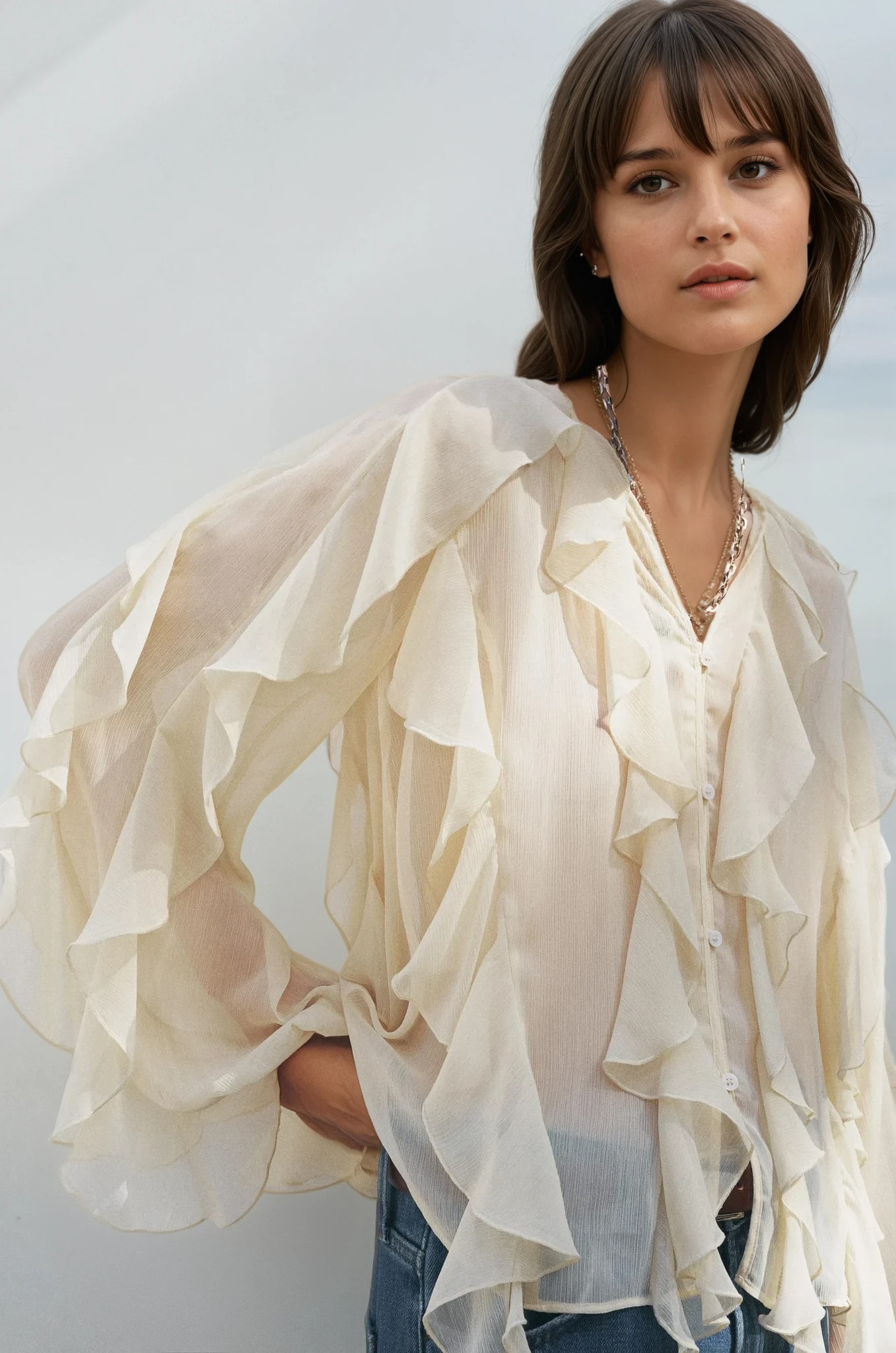 Emily™ | Ruffle Blouse
