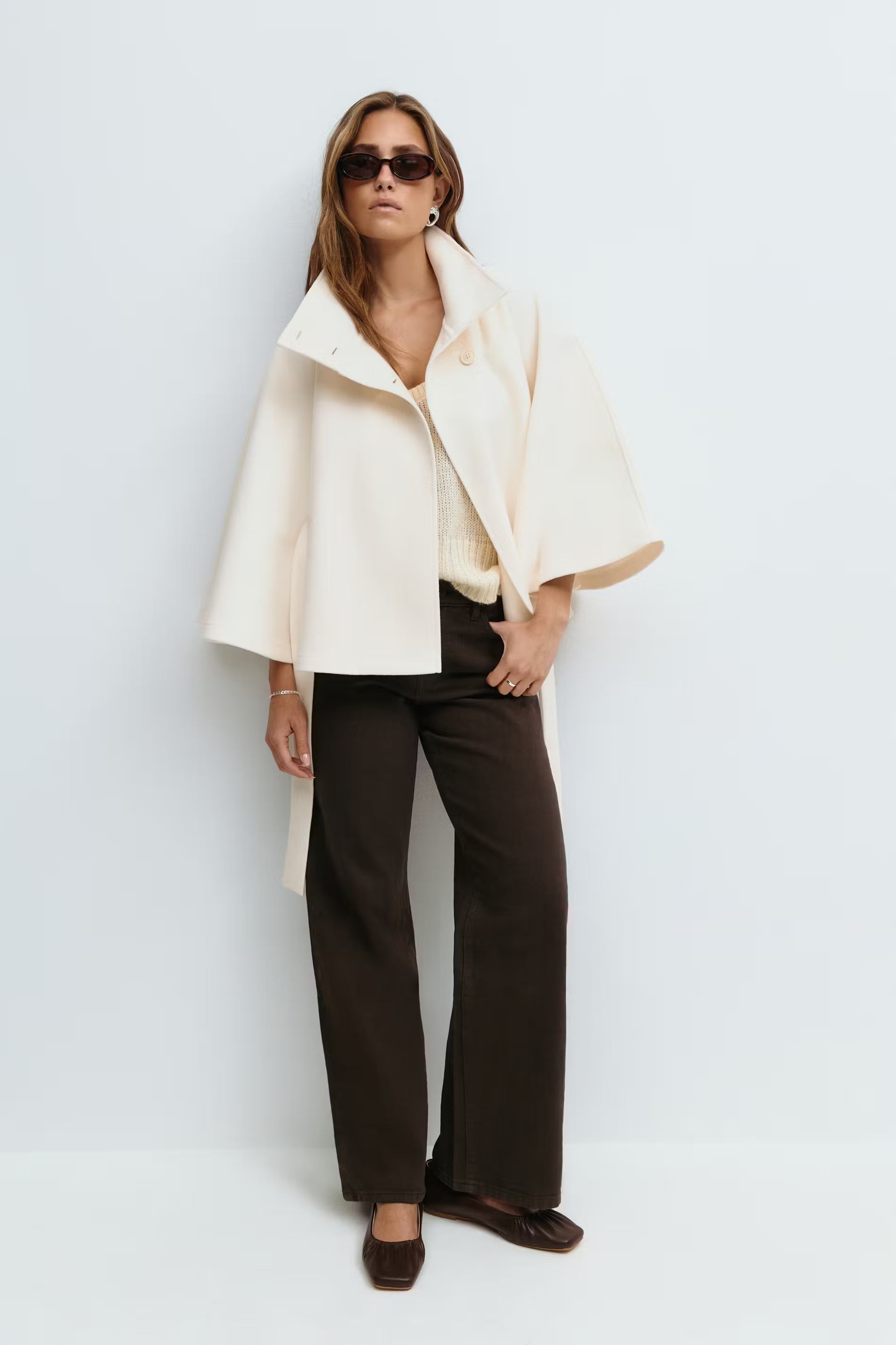 Madeleine™| Belt Cape Jacket