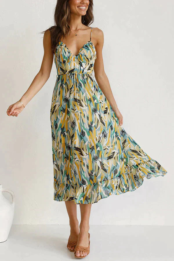 Josefine™ | Colorful midi dress