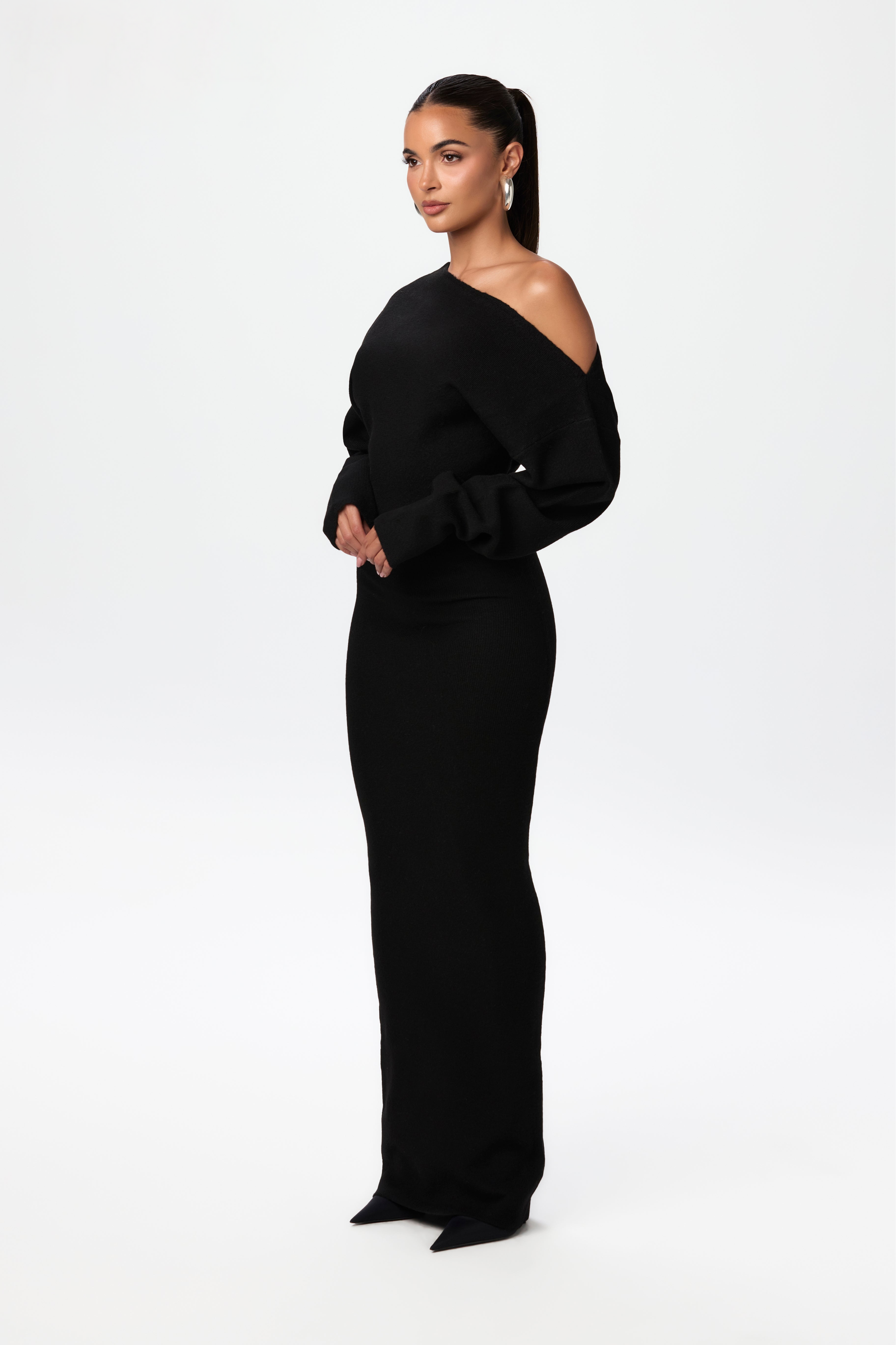 Luna™ - Off Shoulder Sweater Dress