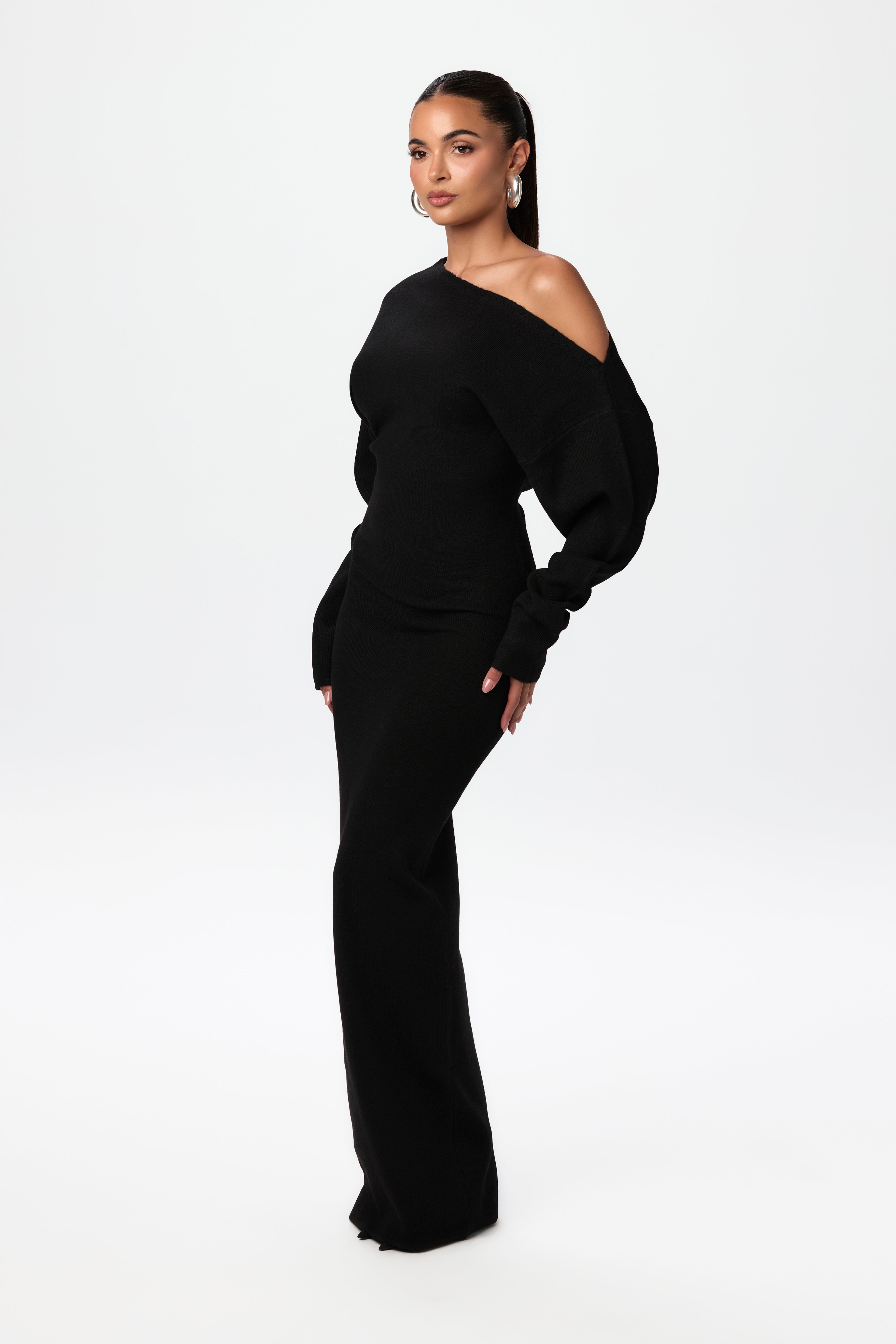 Luna™ - Off Shoulder Sweater Dress