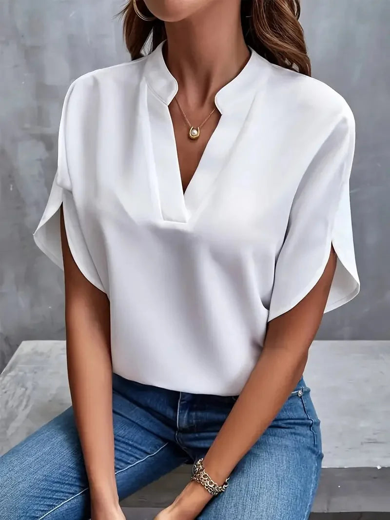 Deborah™ | Soft and Refined V-Neck Shirt